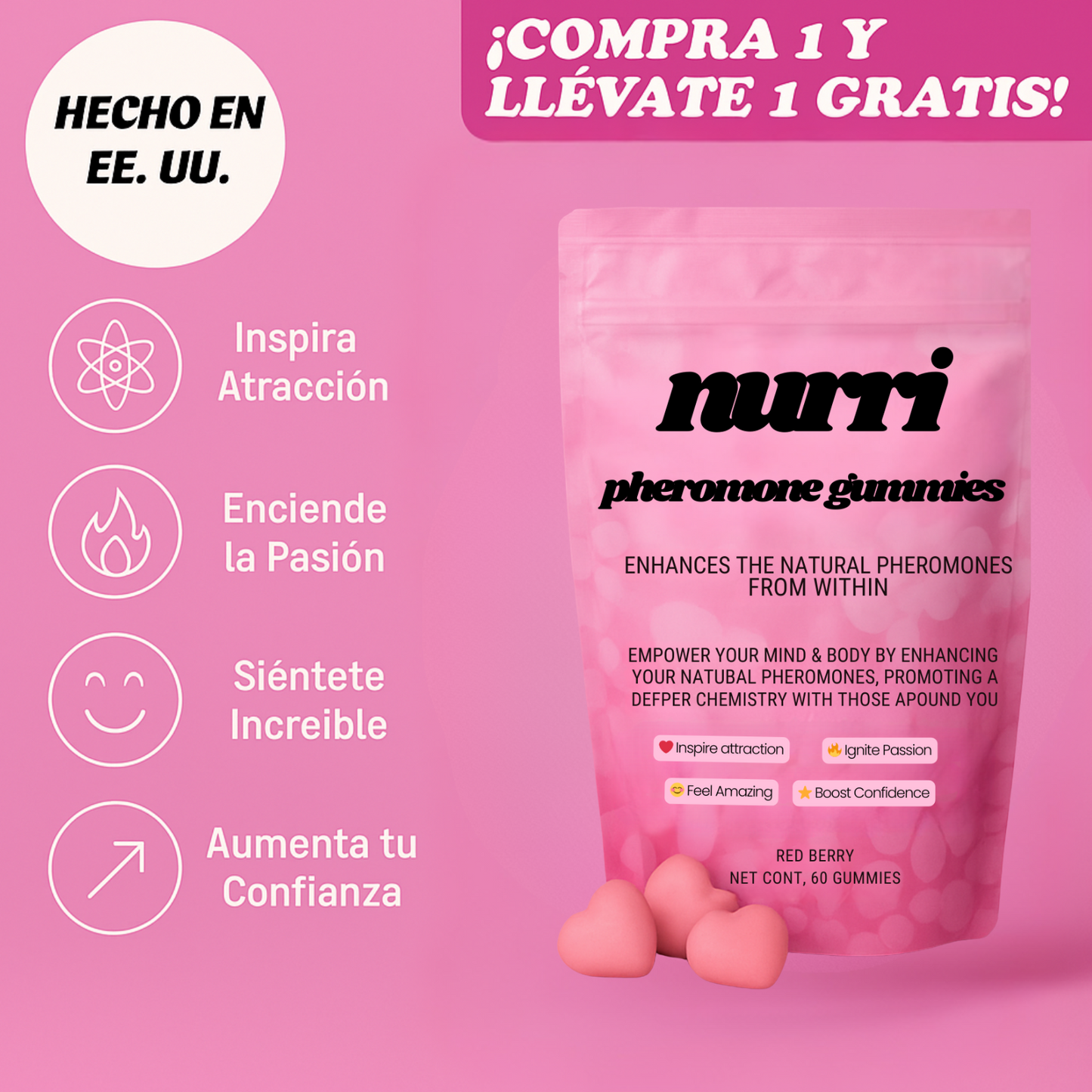 gomitas de feromonas