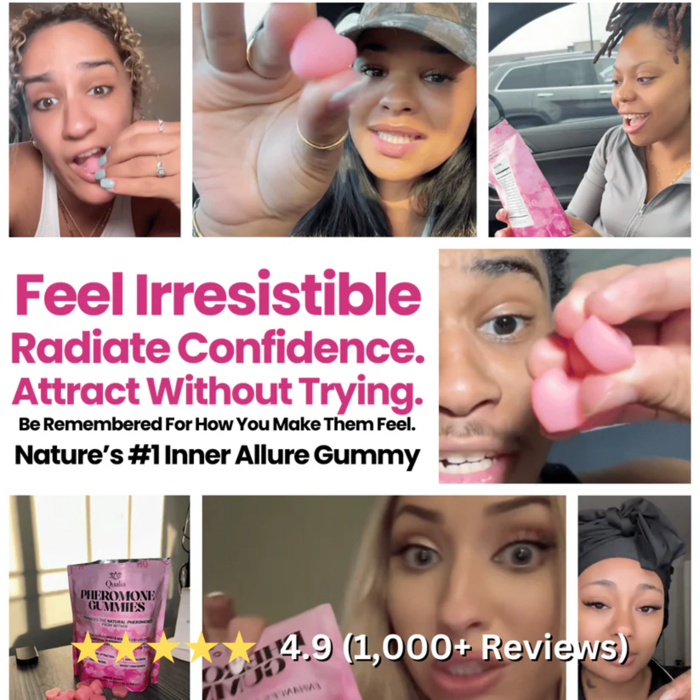 Nurri Pheromone Gummies BUY 1 GET 1 FREE - Enhances Your Natural Pheromones From Within - 30 Count Mixed Berry Flavor