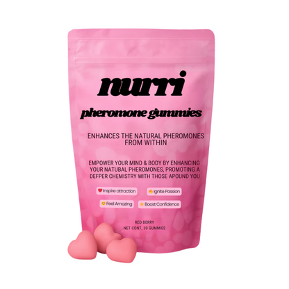 Nurri Pheromone Gummies BUY 1 GET 1 FREE - Enhances Your Natural Pheromones From Within - 30 Count Mixed Berry Flavor